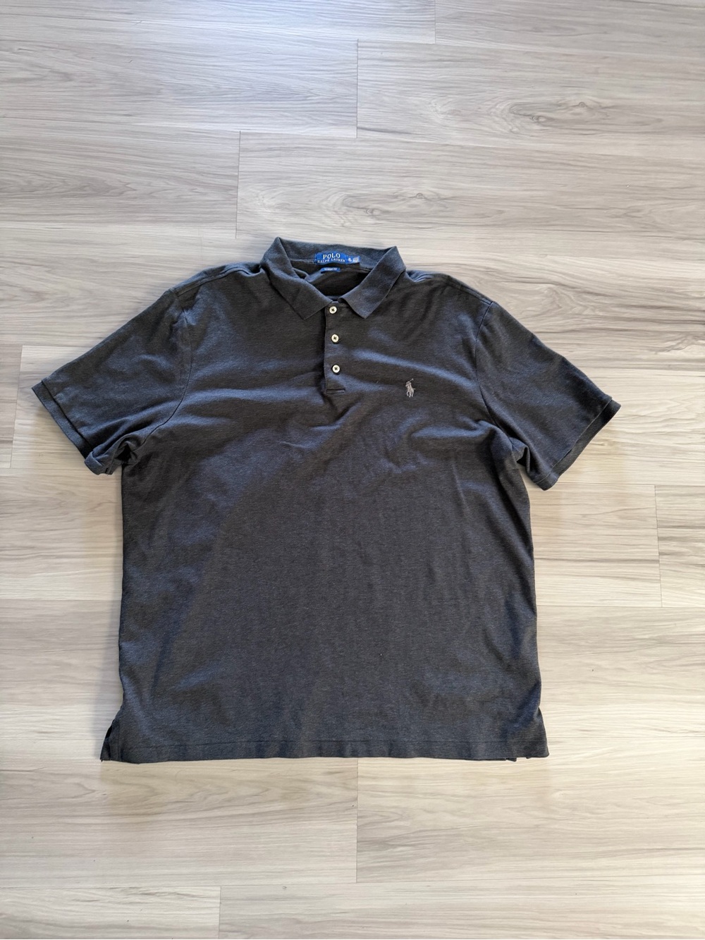 Polo by Ralph Lauren Men's Short Sleeve Polo - Charcoal Gray
